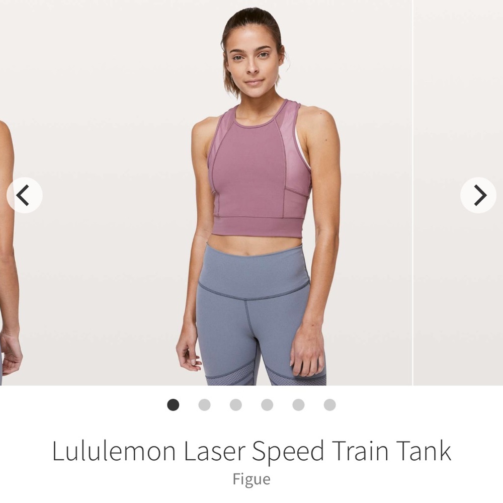 lululemon // Laser Speed Train Tank - Figue